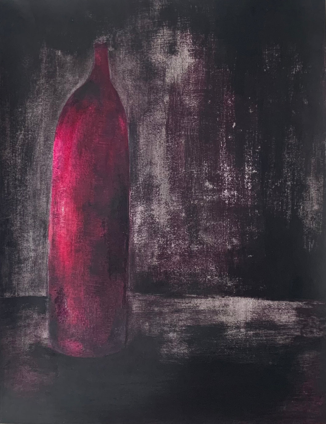 29 - acylique sur papier, encadré 50cm / 65cm
